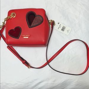 New Nine West red fabrizia shoulder bag.